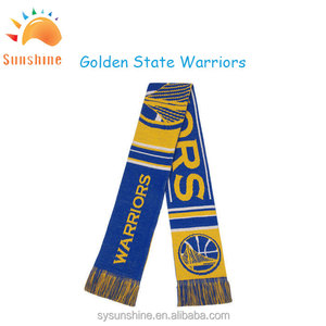 Estado de Oro bufanda de punto de baloncesto de doble cara <span class=keywords><strong>nuevos</strong></span> guerreros estilo nuevo - Product Image 4