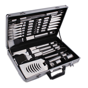19pcs stainless steel <strong>barbeque</strong> tool <strong>set</strong> - Product Image 4