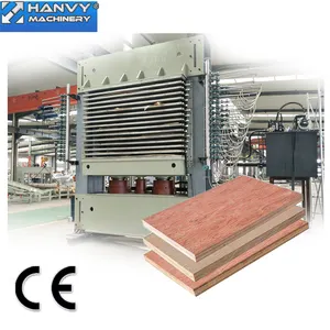 Hydraulische Heiß press maschine für MDF-Spanplatten aus Sperrholz