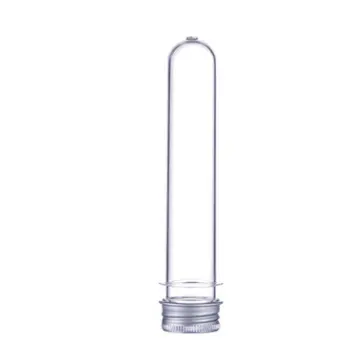 Botella cilíndrica transparente para tubo de Mascota, tubos de plástico, botella de tubo de dulces de comida, 40ml