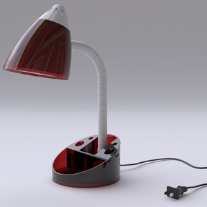 <span class=keywords><strong>Lampe</strong></span> de bureau <span class=keywords><strong>LED</strong></span> rouge haute qualité portable avec <span class=keywords><strong>crayon</strong></span> <span class=keywords><strong>lampe</strong></span> de table de lecture adaptée au bureau d'étude E27 - Product Image 3