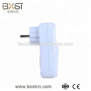 Plug Type Surge Protector BX-2S-01-F CE/ETL/GS 230V Digital Display Socket Multiple Power Surge Protector Plug