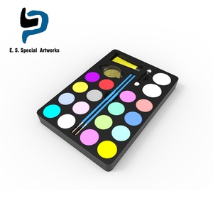 Los niños de seguridad de adulto de la Copa Mundial de Brasil Carnaval camuflaje <span class=keywords><strong>militar</strong></span> <span class=keywords><strong>pintura</strong></span> de <span class=keywords><strong>cara</strong></span> - Product Image 2