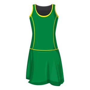2022 الأزياء تجريب رياضة المرأة مريحة بسيطة سريعة الجافة رداء فريق واحد قطعة الأخضر تنس البيسبول اللباس الرياضية