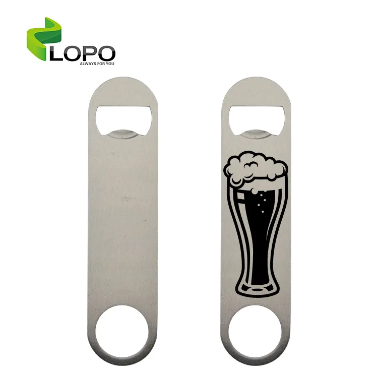 LOPO Custom Metal Stainless Steel Heat Transfer Printing Sublimation Bottle Opener