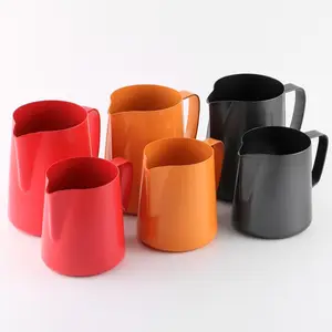 Hoge Kwaliteit 100-1000Ml Rvs Melkkan Opschuimen Cup Metalen Koffie Espresso Dampende Melk Werper