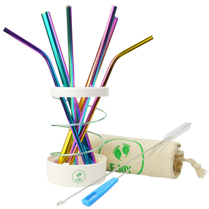 Mars Expo Sipwell Pailles Pailles En Acier Inoxydable avec des Pailles <span class=keywords><strong>Sac</strong></span> et Brosses De Nettoyage - Product Image 5