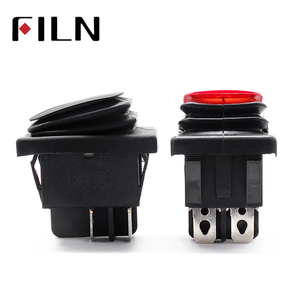 Nhiệm vụ nặng nề 4 pin dpst IP67 kín không thấm nước T85 Rocker chuyển đổi cho tự động thuyền Marine-30A/250V <span class=keywords><strong>12V</strong></span> 220v-led 30x22 - Product Image 5