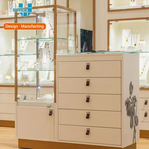 Mücevher Showroom vitrin rafı Tasarımları Mücevher Dükkanı Mobilya Tasarımı