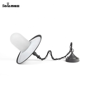 Lampada a Sospensione Moderna Savia <span class=keywords><strong>per</strong></span> Esterni in Alluminio E27 40W Impermeabile Lampadario da Soffitto <span class=keywords><strong>per</strong></span> Balcone e Corridoio - Product Image 4