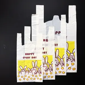 New products biodegradable T-shirt packaging plastic bag for shopping