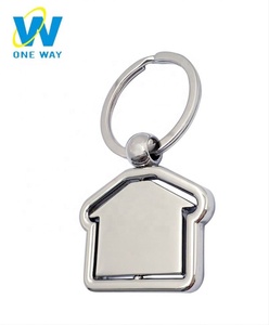 Personnaliser rotatif logé porte-clés en métal en forme - Product Image 2