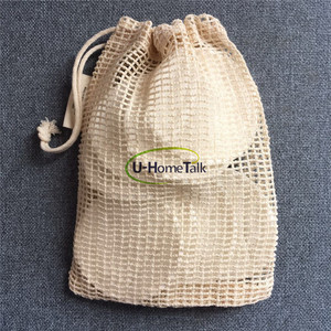 Tampons démaquillants ronds en velours de bambou écologiques réutilisables Customerlized avec poche et sac en coton Meshbag - Product Image 6