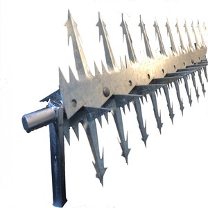 Pointe murale rotative en acier galvanisé/inoxydable pour grillage barbelé - Dernière conception - Product Image 5