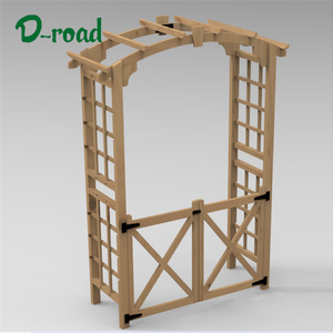 Style chinois en <span class=keywords><strong>bois</strong></span> ornement de jardin en plein air jardin tonnelle pergola - Product Image 3