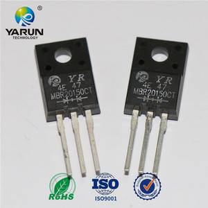 <span class=keywords><strong>SMD</strong></span> 3 pines rectificadores y diodos barrera Schottky SBD MBR2015 modelo con TO-220F paquete - Product Image 4