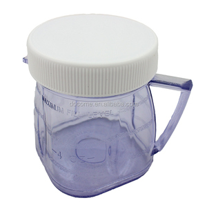 Vaso de Plástico para <span class=keywords><strong>Licuadora</strong></span> 4655, Recipiente Pequeño de Plástico de 1 Taza con Tapa, Repuesto para Licuadoras Osterizer 2026 - Product Image 1
