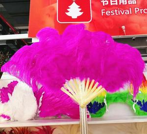 Quạt Trang Trí Quạt Lông Đà Điểu Đen Cho Chương Trình Burlesque - Product Image 4