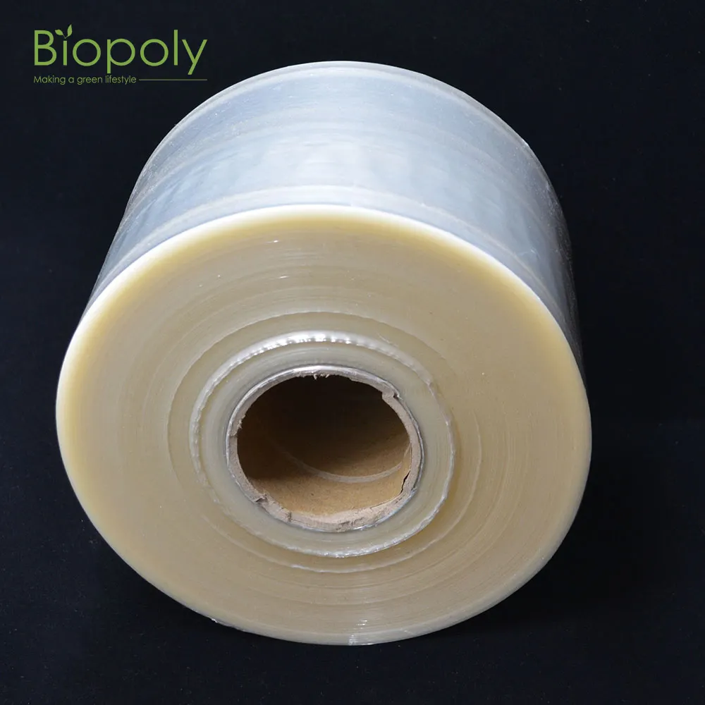 compostable biodegradable PLA shrink film for heat sealing packaging film