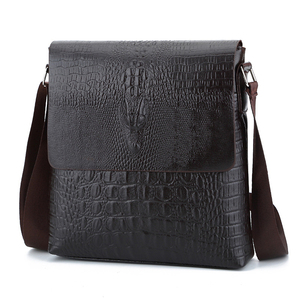Custom Stylish PU <strong>Leather</strong> Office Laptop <strong>Side</strong> <strong>Bag</strong> <strong>for</strong> <strong>Men</strong> Fashionable Design - Product Image 3