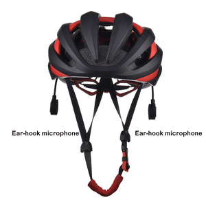 Intercomunicador inteligente para casco de bicicleta, con micrófono inalámbrico, luz de advertencia LED - Product Image 2