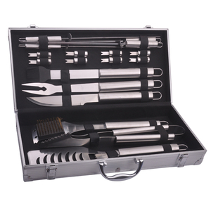 19pcs stainless steel <strong>barbeque</strong> tool <strong>set</strong> - Product Image 6