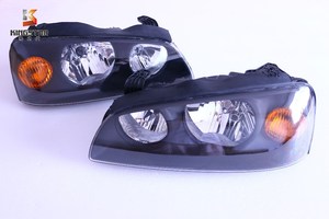 Car Parts Apply to 2004 2005 2006 hyundai Elantra Black Housing Headlamp Headlight - Product Image 2