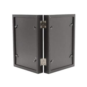 Đám cưới thanh lịch quà tặng độc đáo phong cách mới đôi <span class=keywords><strong>5x7</strong></span> khung ảnh bằng gỗ màu đen với bản lề cắt dán hộp bóng 2 lỗ sáng tạo - Product Image 4