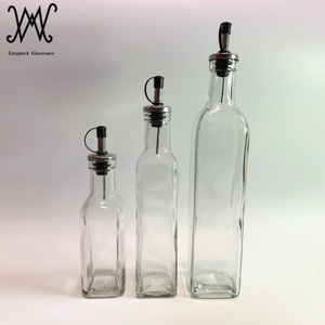 Bouteille en verre d'huile <span class=keywords><strong>de</strong></span> noix <span class=keywords><strong>de</strong></span> <span class=keywords><strong>coco</strong></span> et <span class=keywords><strong>vinaigre</strong></span>, avec distributeur et entonnoir en acier inoxydable <span class=keywords><strong>de</strong></span> 150ml - Product Image 3