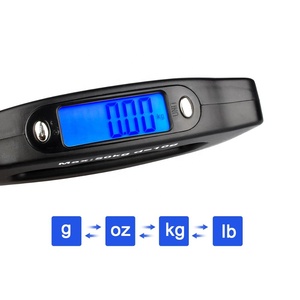 Bilancia <span class=keywords><strong>da</strong></span> bagaglio portatile <span class=keywords><strong>da</strong></span> 110 libbre 50kg/10g per <span class=keywords><strong>valigia</strong></span> bagaglio <span class=keywords><strong>da</strong></span> <span class=keywords><strong>viaggio</strong></span> <span class=keywords><strong>pesa</strong></span> la bilancia LCD posteriore con gancio <span class=keywords><strong>da</strong></span> pesca - Product Image 6