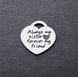 En gros personnalisé gravé bijoux accessoires diamant coeur <span class=keywords><strong>pendentifs</strong></span> - Product Image 4