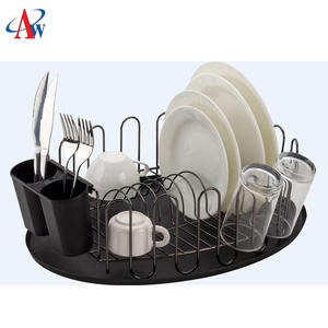 Estante para platos cromado Estante para secar platos de alambre de <span class=keywords><strong>metal</strong></span> con el mejor precio (AWK119) - Product Image 2