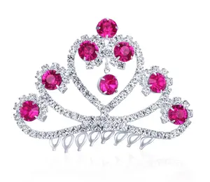 Factory wholesale rhinestone crystal beauty pageant kronen tiara bevroren tiara