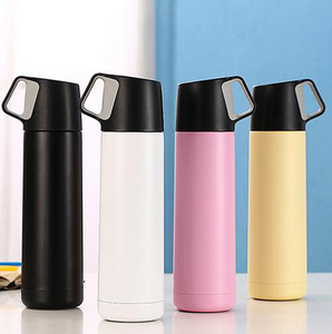 Matériau de qualité alimentaire en gros <span class=keywords><strong>mini</strong></span> café thermos fiole à vide tasse de <span class=keywords><strong>mulet</strong></span> en cuivre avec poignée - Product Image 3