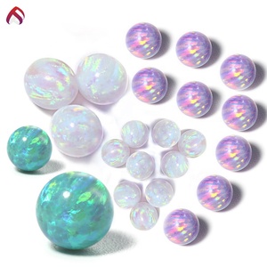 Venta al por mayor 3mm 10mm ópalo sintético del encanto de los granos para <span class=keywords><strong>la</strong></span> fabricación de <span class=keywords><strong>la</strong></span> joyería - Product Image 1