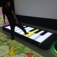 Piano interactif d'intérieur extérieur de plancher de jeux de plancher avec les jeux interactifs de plancher de piano de musique