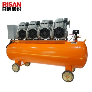 Oil Free Oil Less Silent Quiet Air Compressor 420L/min 200L Tank