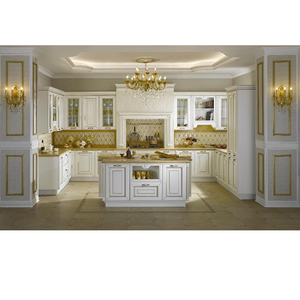 Blanc <span class=keywords><strong>Et</strong></span> Vert <span class=keywords><strong>peinture</strong></span> de qualité cuit <span class=keywords><strong>peinture</strong></span> Contreplaqué MDF Marbre Quartz comptoir en granit plat pack armoires de <span class=keywords><strong>cuisine</strong></span> - Product Image 5