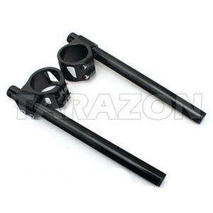 Vente chaude superbe CNC en alliage d'aluminium <span class=keywords><strong>moto</strong></span> 43 mm débloquer guidon Clip - ons pour <span class=keywords><strong>CBR</strong></span> F4 / F4I <span class=keywords><strong>600</strong></span> - Product Image 1