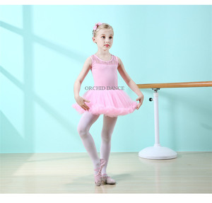 A Buon Mercato all'ingrosso Delle Ragazze Dei Capretti Senza Maniche In Pizzo <span class=keywords><strong>Lilla</strong></span> Tutu di Balletto del Bambino Vestito - Product Image 4