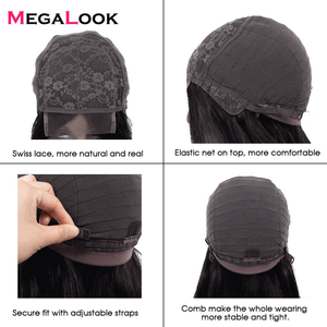 A buon mercato Brasiliano Reale 8 pollice Remy Diritta Dei <span class=keywords><strong>Capelli</strong></span> Umani Breve Bob Parrucca Anteriore Del Merletto - Product Image 5