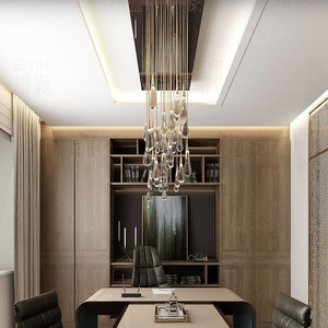 Luz Decorativa Simples em Forma de Gota de Água JYLIGHTING, Luminárias de Cristal Pendentes - Product Image 3