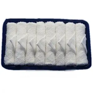 Saudi Airline Hot and Cold Towel Pure Cotton Refresh Face Towel Tray