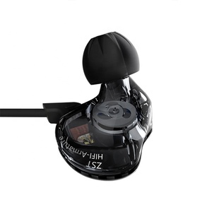 Écouteurs <span class=keywords><strong>KZ</strong></span> ZST 2019, léger, technologie hybride, annulation Active du bruit, usine, téléphone de Sport Hifi 1DD + 1BA - Product Image 5