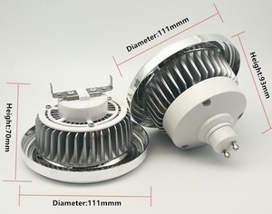 Grille encastrée à tête unique GU10 <span class=keywords><strong>GX53</strong></span> 15w Led Ar111 Réflecteur <span class=keywords><strong>Gx53</strong></span> LAMP - Product Image 5
