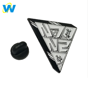 2018 Nouvelle arrivée <span class=keywords><strong>papillon</strong></span> d'embrayage fermoir vis pin dos personnalisé triangle doux émail broches dropshipping - Product Image 2