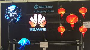 Cloud Control 50cm 4-blads holografische display roterende 3D hologram <span class=keywords><strong>Fun</strong></span> 50 - Product Image 4