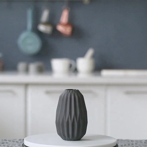 Facultatif couleur <span class=keywords><strong>origami</strong></span> art conception cannelée antique en céramique vases/décor à la <span class=keywords><strong>maison</strong></span> bud vase - Product Image 5