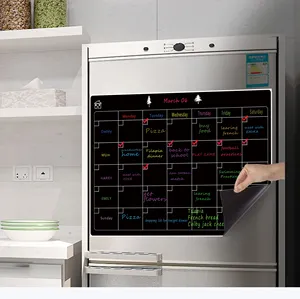 冷蔵庫用カスタムプリントA3ドライイレース磁気カレンダープランナーホワイトボード