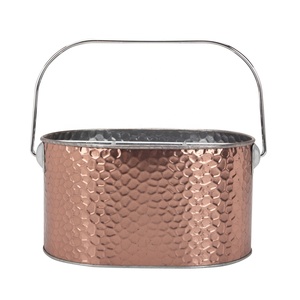 4 griglie <span class=keywords><strong>porta</strong></span> utensili da <span class=keywords><strong>cucina</strong></span> portatile in metallo Color rame con secchiello per birra in metallo - Product Image 1